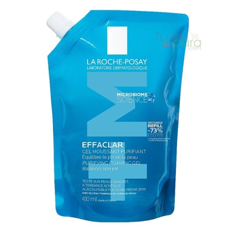 La roche-posay effaclar gel moussant purifiant 400ml