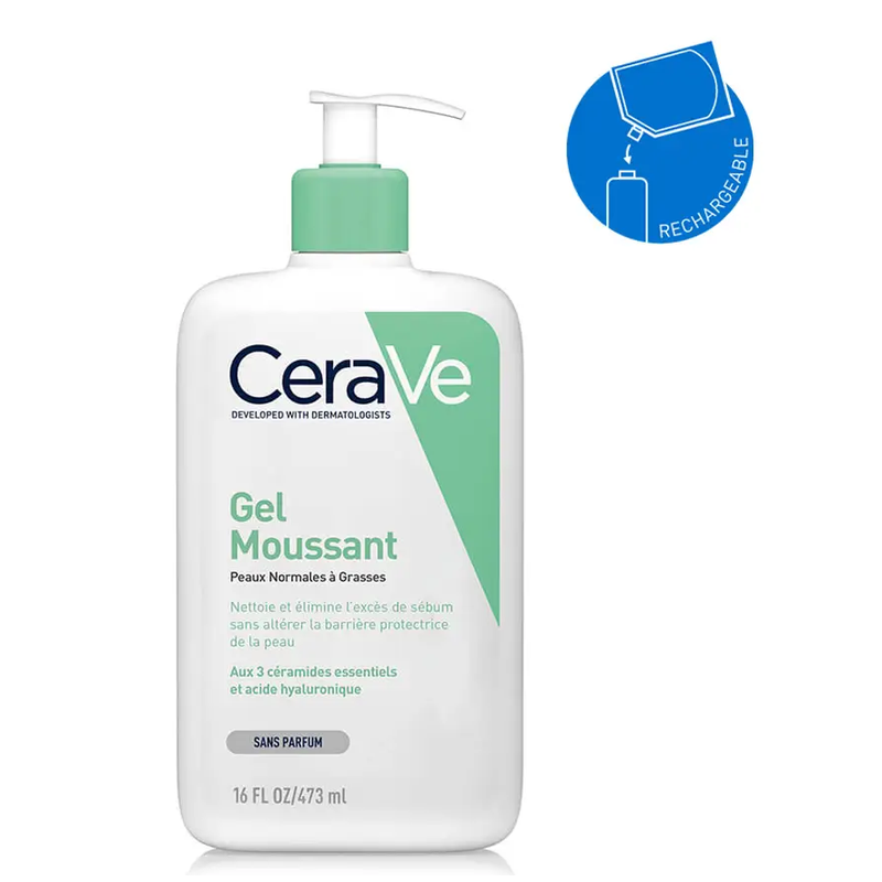 CeraVe Gel Nettoyant Moussant 473 ml