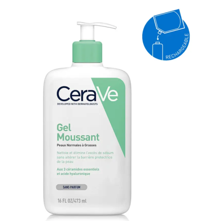 CeraVe Gel Nettoyant Moussant 473 ml